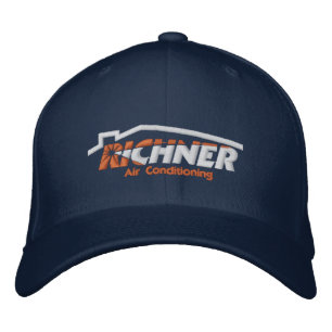 Richner Luft Hat Embroiderade marinblått Broderad Keps