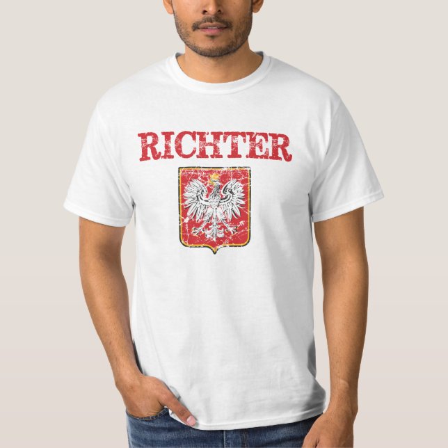 Richter efternamn t-shirt (Framsida)
