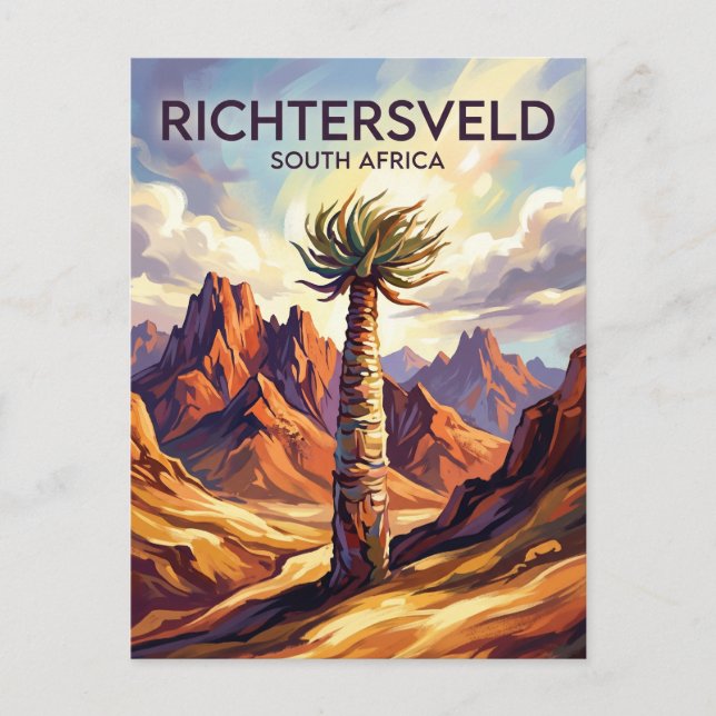 Richtersveld nationalpark Sydafrika Vykort (Framsida)