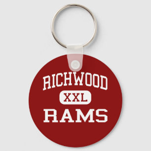Richwood - Rams - High School - Monroe Louisiana Nyckelring