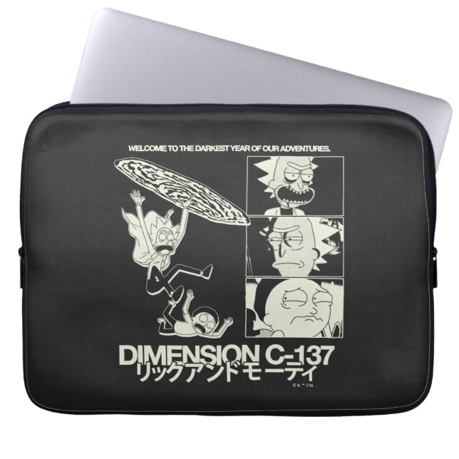 RICK AND MORTY™ | Dimension C-137 Laptop Fodral (Framsidan)