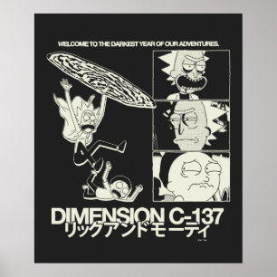 RICK AND MORTY™ Dimension C-137 Poster