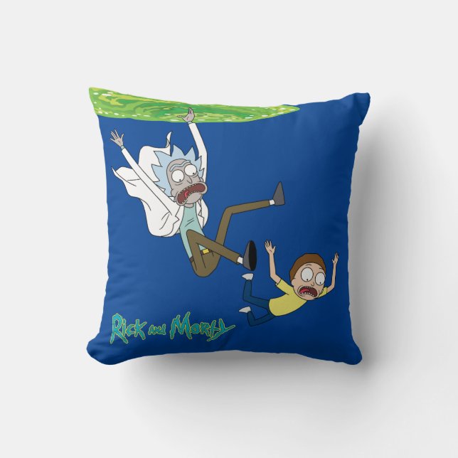 RICK AND MORTY™ | Faller ut ur portal Kudde (Framsida)