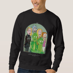 Rick and Morty Family Graphic Lång Ärmad Tröja