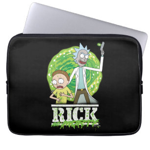 RICK AND MORTY™ Grön Splash Laptop Fodral