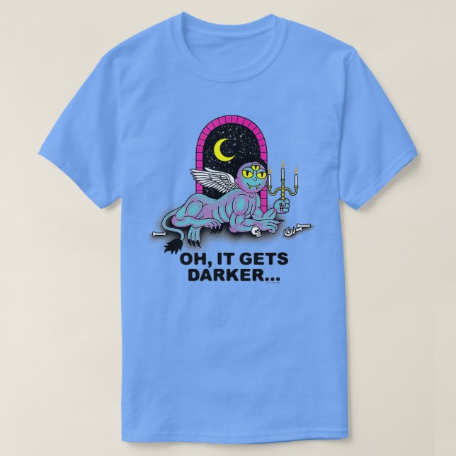 Rick and Morty It Gets Darker  T Shirt (Design framsida)