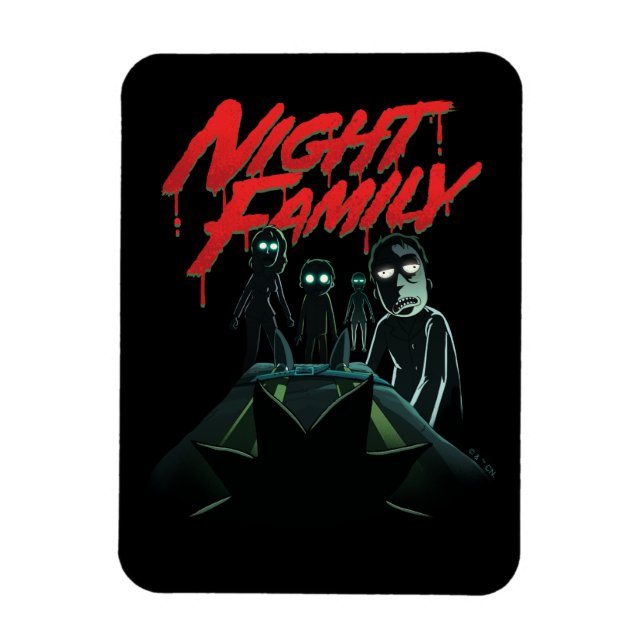 RICK AND MORTY™ | Night Familj Magnet (Vertikal)