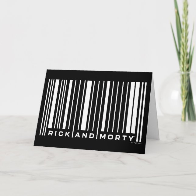 Rick and Morty Pub Code Graphic Kort (Framsida)
