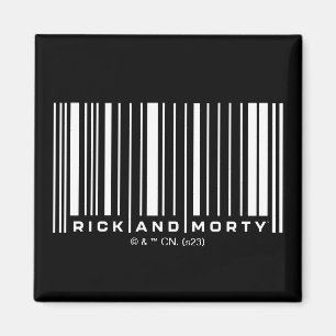 Rick and Morty Pub Code Graphic Magnet