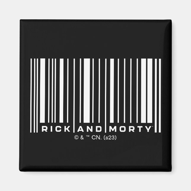 Rick and Morty Pub Code Graphic Magnet (Framsidan)