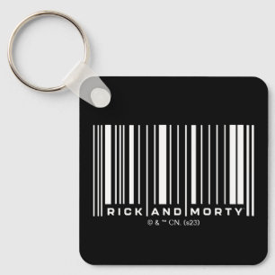 Rick and Morty Pub Code Graphic Nyckelring