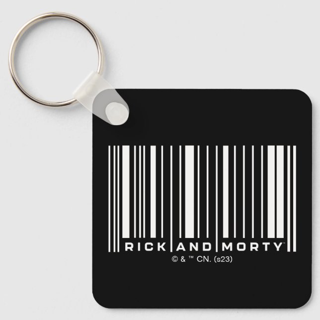 Rick and Morty Pub Code Graphic Nyckelring (Framsida)