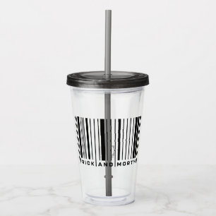 Rick and Morty Pub Code Graphic Take Away Mugg