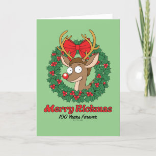 Rick and Morty Ren-Morty God Jul Rickmas Helgkort
