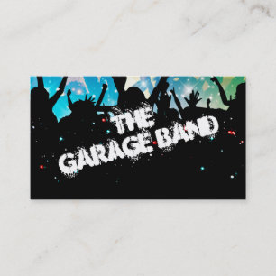 Rick and Roll Garage Band Visitkort