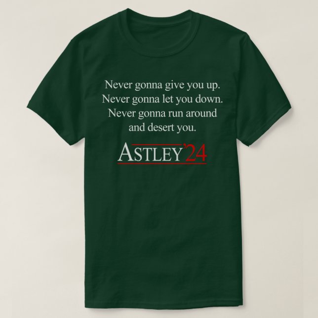 Rick Astley T Shirt (Design framsida)