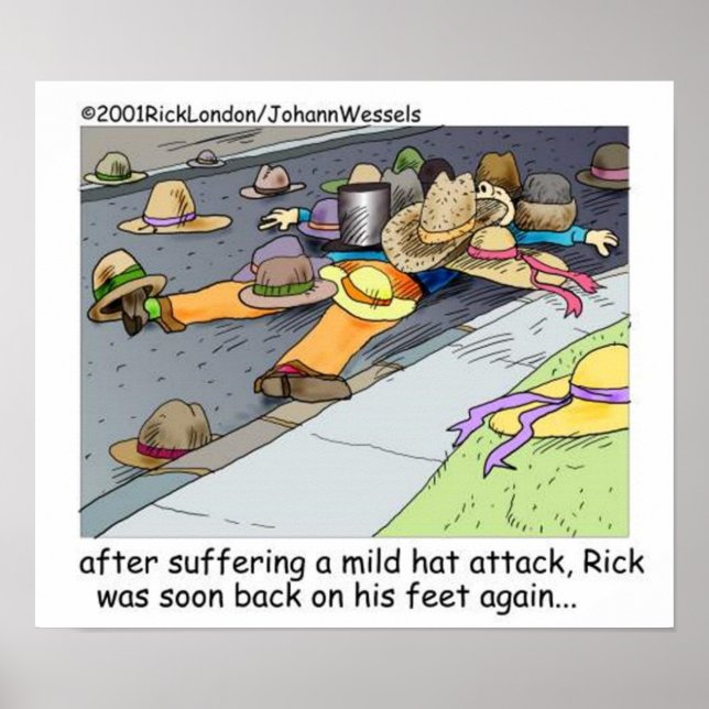 Rick Lider Av Hattattack Serietidningsaffisch Poster (Framsidan)