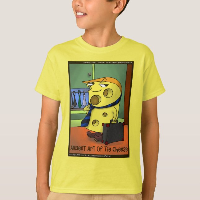 Rick London Ancient Art of Tie Cheese Tecknad T Shirt (Framsida)