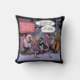 Rick London ’Birds of a Feather’ Funny Pillow Kudde