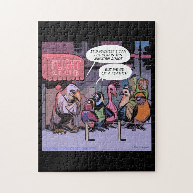 Rick London "Birds Of A Feather" Pussel med presen (Vertikal)