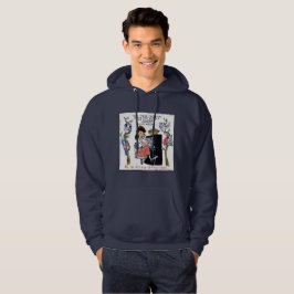 Rick London Ernestine Självsångande Fåglar Xmas Hoodie