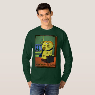 Rick London Forntida Konst Tie Cheese Serietidning T Shirt