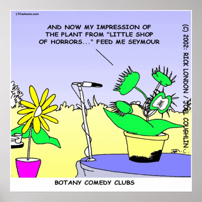Rick London Funny Botany Comedy Klubb Poster (Framsidan)