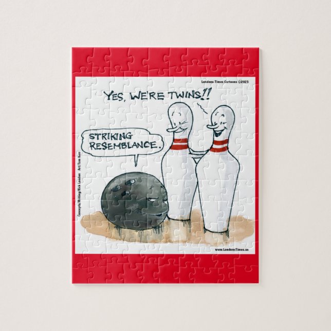 Rick London Funny Bowling Pussel (Vertikal)