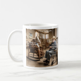 Rick London har tröttat Far Side Cow gillar Brag Kaffemugg