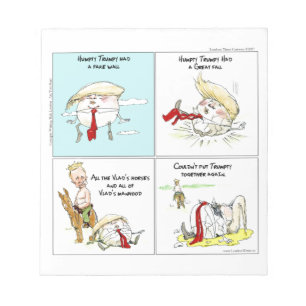 Rick London "Humpty Trumpty" Funny Gifts Anteckningsblock