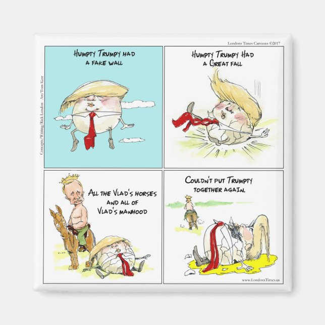 Rick London "Humpty Trumpty" Roliga presenter Magnet (Framsidan)
