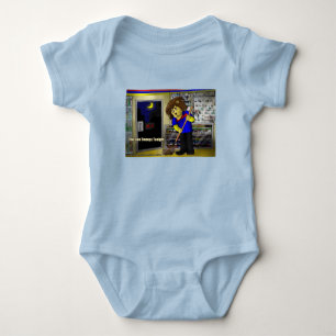 Rick London "Lejonet sveper ikväll" Baby Komisk T Shirt