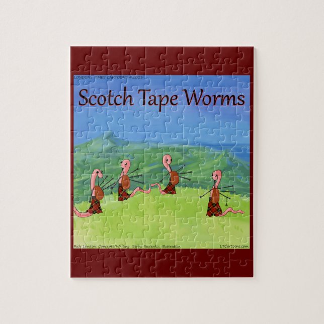 Rick London Mask från Scotland Funny Pussel (Vertikal)