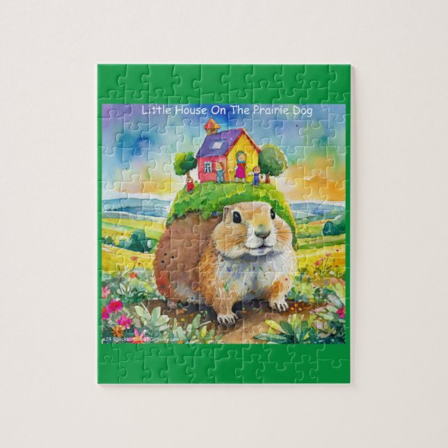 Rick London Prairie Dog Life Serieteckning  Pussel (Vertikal)