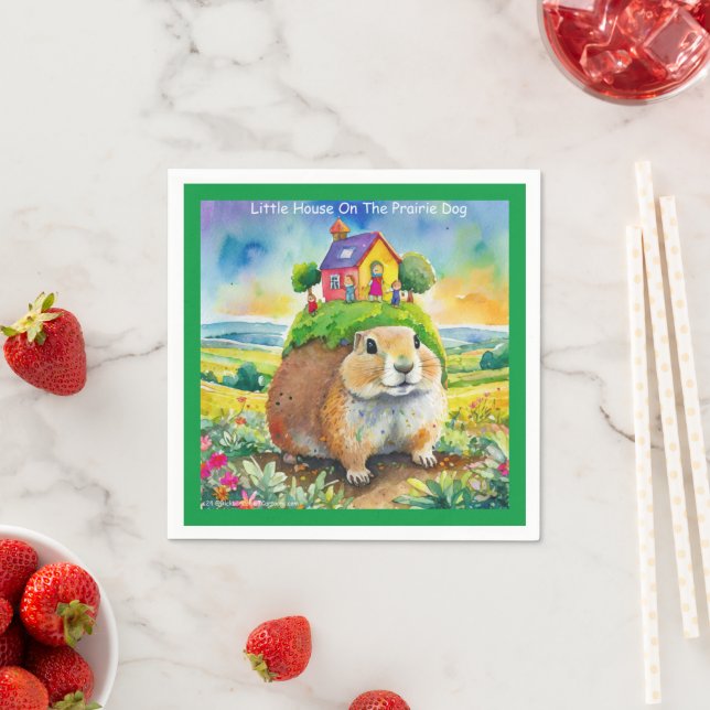 Rick London Prairie Dog Liv Komisk  Pappersservett (Insitu)