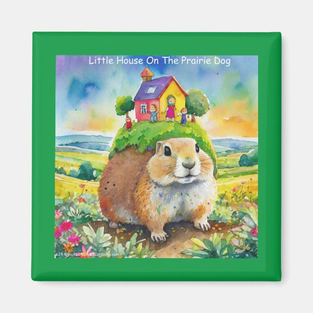 Rick London Prairie Dog Livetime Comic  Magnet (Framsidan)