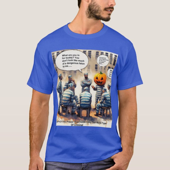 Rick London Pumpkin Spice Conspiracy Superskoj T Shirt (Framsida)