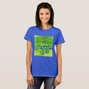 Rick London Rolig Border Collie Blomma Tecknad T Shirt