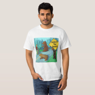 Rick London Roliga Björnar Med Ur Komisk T Shirt