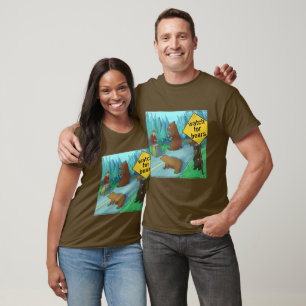 Rick London Roliga Björnar Med Ur Komisk T Shirt
