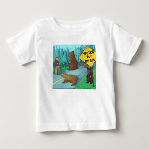 Rick London Roliga Björnar Med Ur Komisk T Shirt