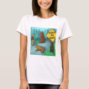 Rick London Roliga Björnar Med Ur Komisk T Shirt