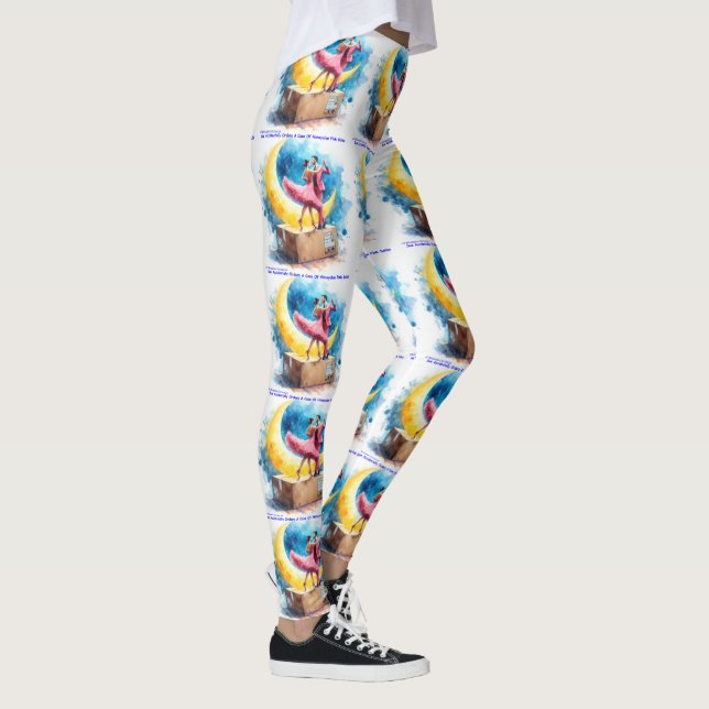 Rick London Rosa Himalaya Salsa Rolig  Leggings (Höger)