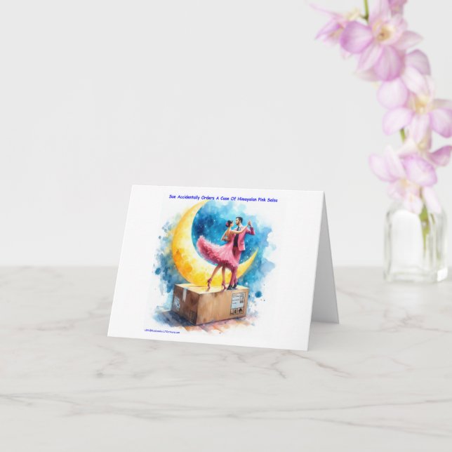 Rick London Rosa Himalayan Salsa Funny Kort (Orkide)