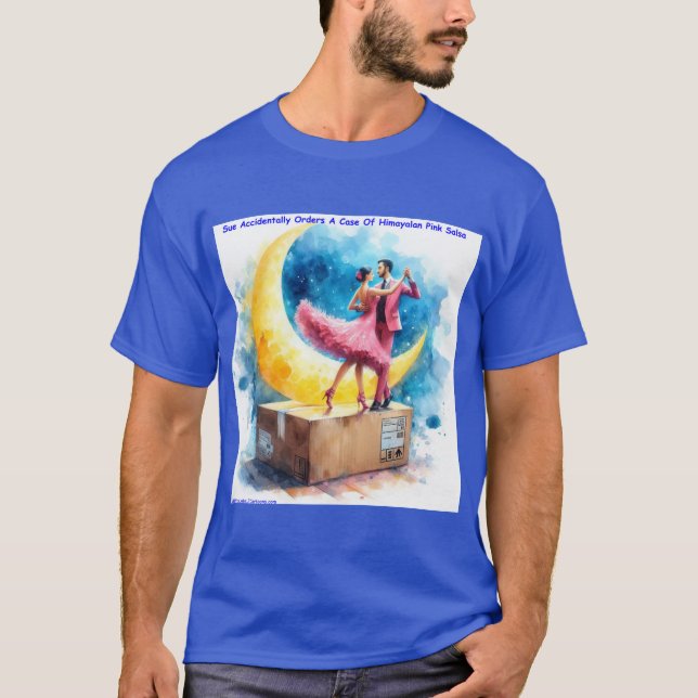 Rick London Rosa Himalayan Salsa Funny T Shirt (Framsida)