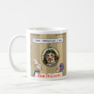 Rick London Serieteckningar Descartes Klocka Teckn Kaffemugg