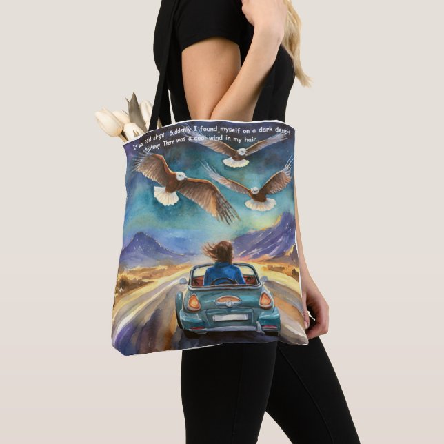 Rick London som kör i Mörkens fantastiska Tecknad Tygkasse (Närbild)