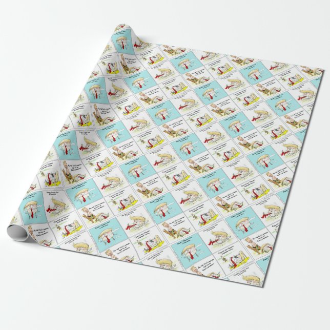 Rick London "Trumpty Dumpty" Roligt Trump-present Presentpapper (Utrullad)