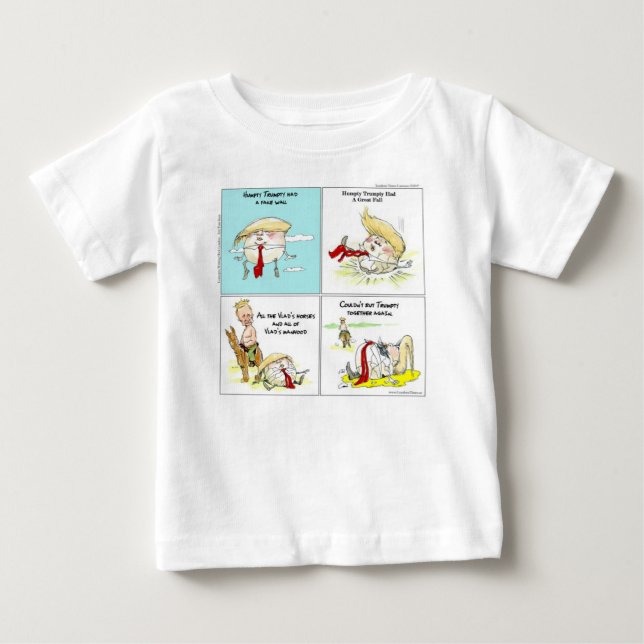 Rick London "Trumpty Dumpty" Roligt Trump-present Tee (Framsida)
