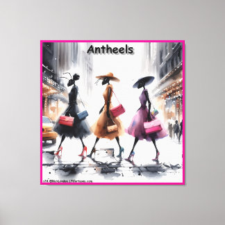 Rick Londons Mode Ants of New York City Funny Canvastryck